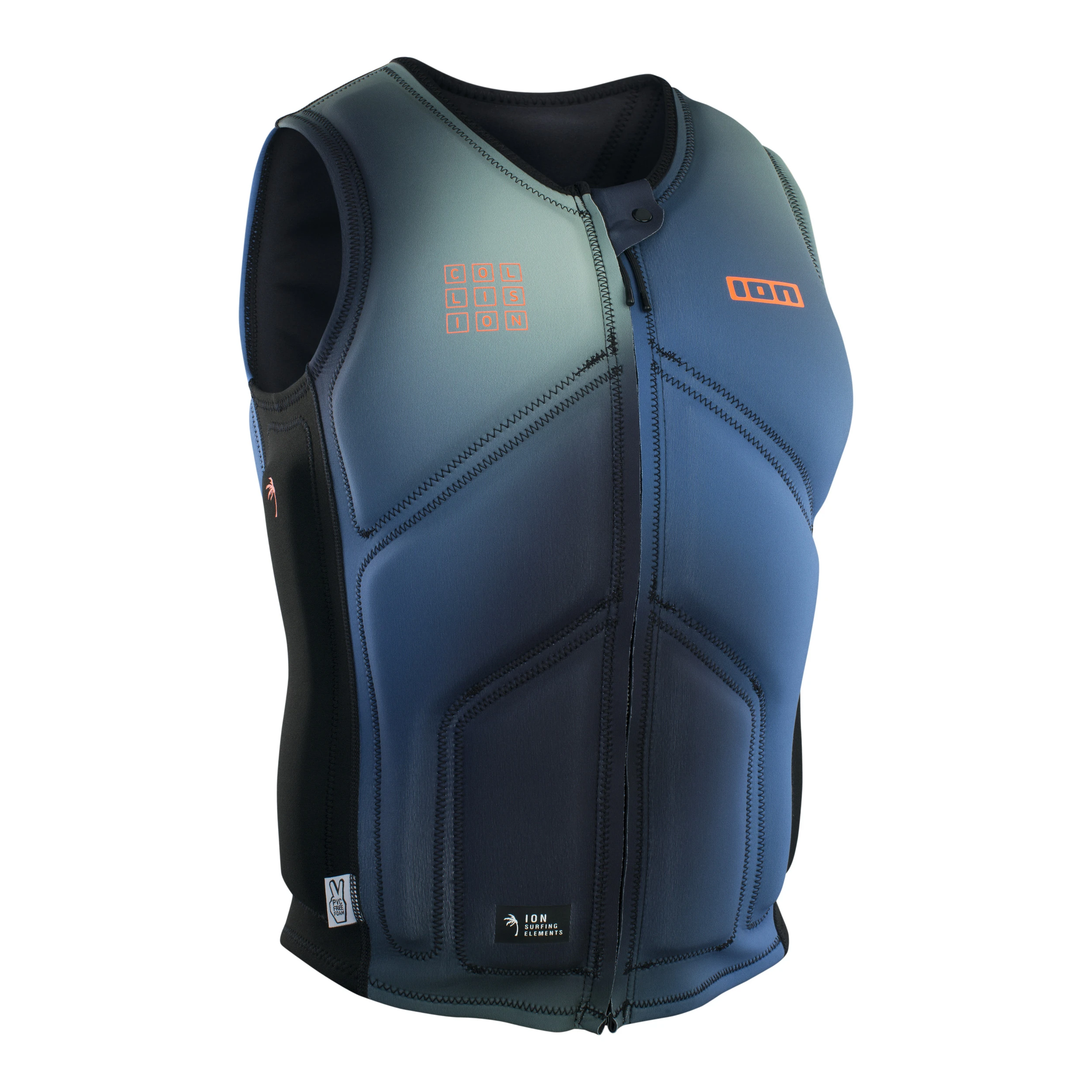 GILET IMPACT ION COLLISION CORE FRONTZIP BLEU DARK 2 GILET IMPACT ION COLLISION CORE FRONTZIP BLEU DARK – Image 2