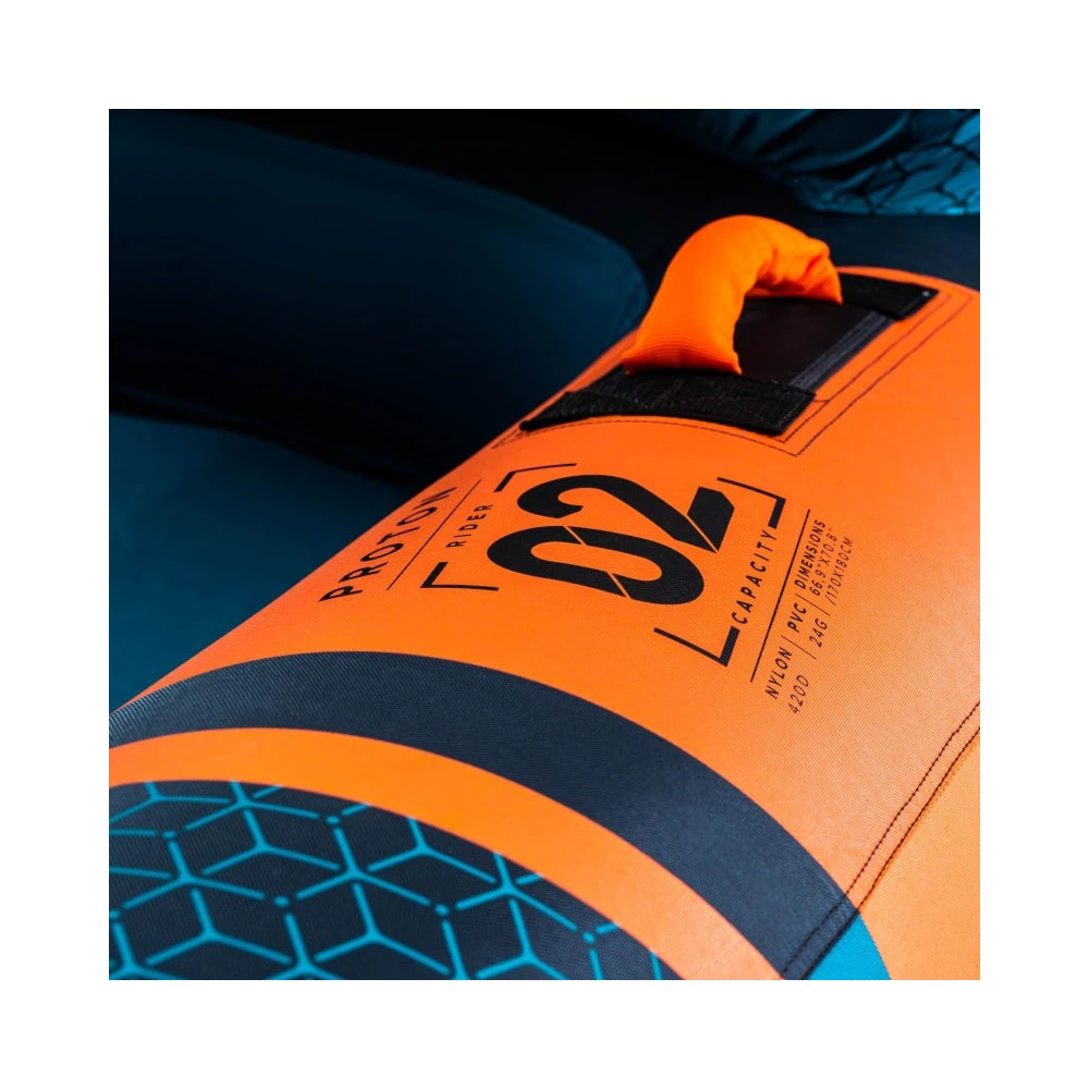 BOUÉE TRACTÉE JOBE PROTON 2 PERSONNE BLEU/ORANGE 3 BOUÉE TRACTÉE JOBE PROTON 2 PERSONNE BLEU/ORANGE – Image 3