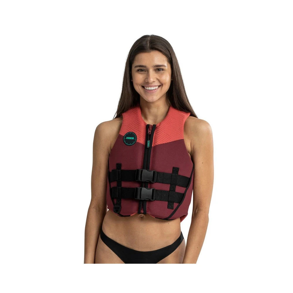 GILET DE SAUVETAGE FEMME JOBE NEOPRENE ROSE 2 GILET DE SAUVETAGE FEMME JOBE NEOPRENE ROSE – Image 2