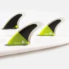 AILERONS SURF FCS II CARVER PC MEDIUM ACID/BLACK SET DE 3