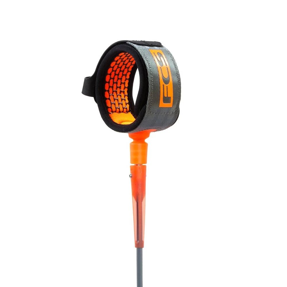 LEASH FCS ALL ROUND ESSENTIAL CHARCOAL/ORANGE 1 LEASH FCS ALL ROUND ESSENTIAL CHARCOAL/ORANGE