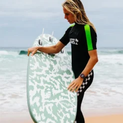 SURF SOFTECH BOMBER FCS II VERT/BLANC