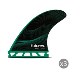 AILERON SURF FUTURES FINS F6 HONEYCOMB MEDIUM SET DE 3