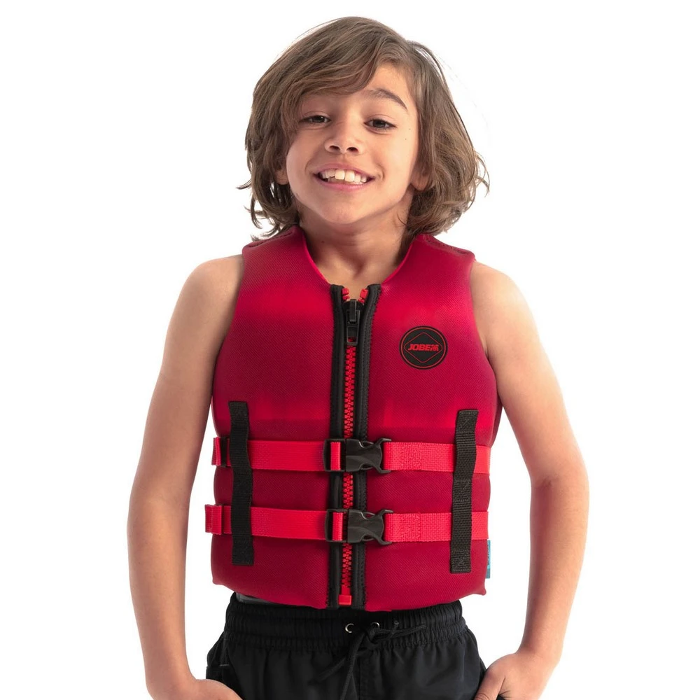 GILET DE FLOTTABILITE JOBE NEOPRENE VEST ENFANT ROUGE 1 GILET DE FLOTTABILITE JOBE NEOPRENE VEST ENFANT ROUGE