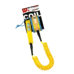 LEASH DE SUP HOWZIT COIL JAUNE/BLEU -Équipement De Surf Soldes 2023 howzit leash coil sup 0035 calque 13 19 09 2022 10 08 14