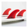 Ailerons SURF FCS II Accelerator Neo Glass Medium Rouge Set De 3