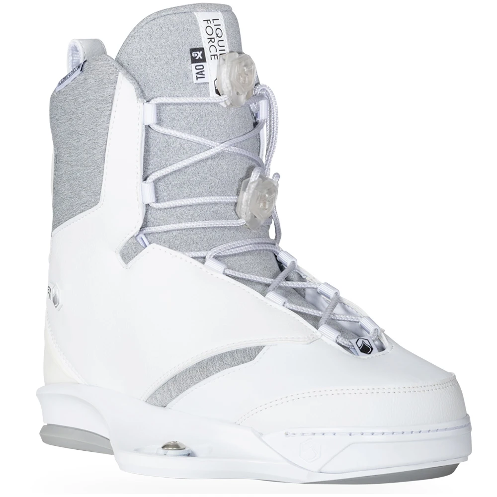 CHAUSSES WAKEBOARD LIQUID FORCE TAO 6X WHITE 2023 1 CHAUSSES WAKEBOARD LIQUID FORCE TAO 6X WHITE 2023