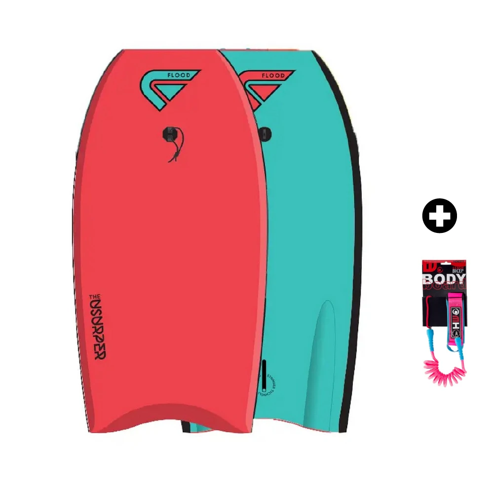 BODYBOARD FLOOD USURPER ROUGE/BLEU 1 BODYBOARD FLOOD USURPER ROUGE/BLEU